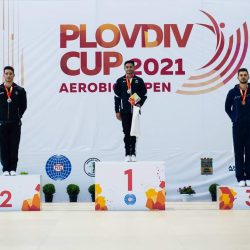 Conquista coahuilense Iván Veloz el oro en el Plovdiv Cup 2021 Aerobics Open